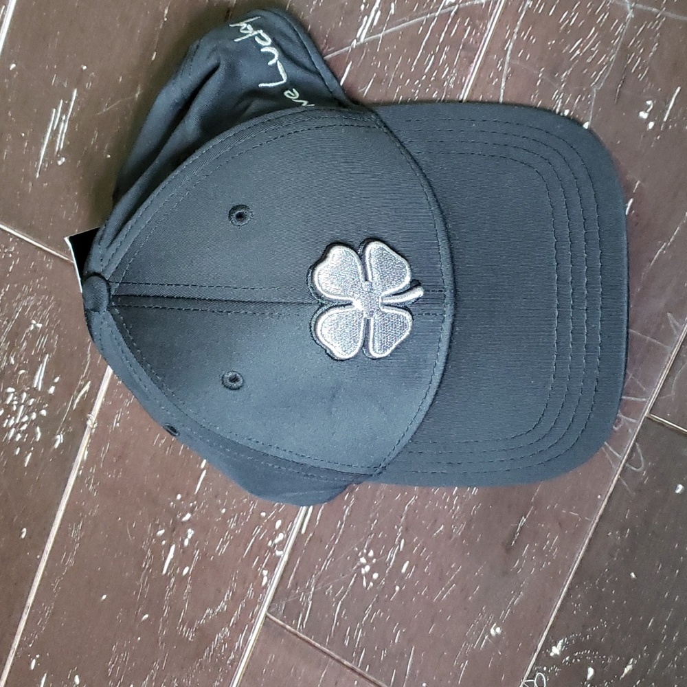 Black Clover ball cap. S. S/M Black & gray.  Premium Clover #88. NWT